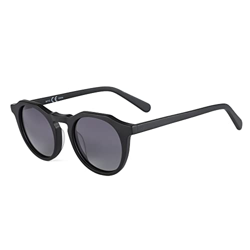 ZENOTTIC Vintage Round Polarized Sunglasses for Men Women UV400 Protection