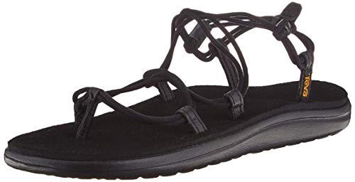 Teva Women's Voya Infinity Sandal, Black, 5