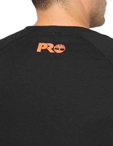 Timberland PRO Men's Core Refelctive PRO Logo Long-Sleeve T-Shirt, Black