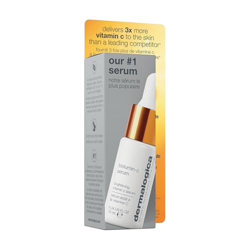 Dermalogica Biolumin-C Serum, Vitamin C Dark Spot Serum for Face with Peptide and AHA - Exfoliates and Reduces Sign of Skin Aging, 0.34 Fl Oz