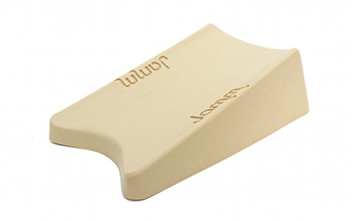 Jamm Jumbo Door Stopper | Door Stop Wedge Holds Doors Open in Both Directions | Premium Non Rubber Non Slip Hardware | Honey Beige - 1 Pack