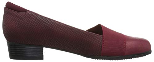 Trotters Women's Melinda Ballet Flat, Burgundy, 7.0 W US