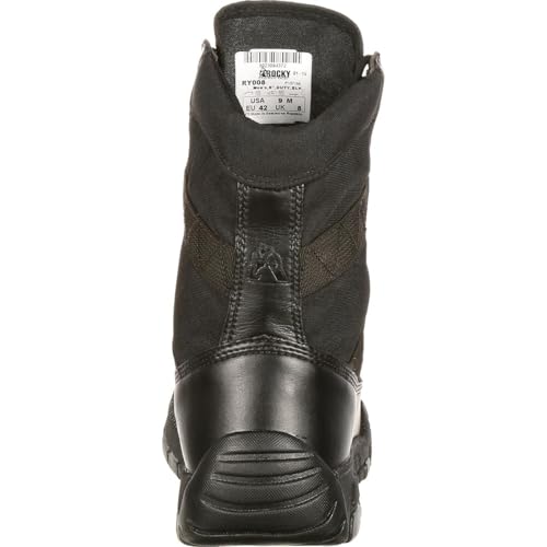 ROCKY C4T - Military Inspired Public Service Boot, Black, Size 8(M)