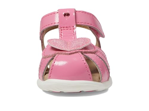 Stride Rite Casual Sandal, Bright Pink, 4 Wide US Unisex Little_Kid