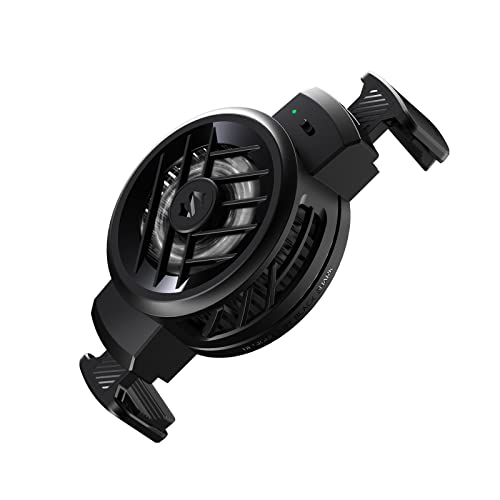 Black Shark Phone Cooler FunCooler 3, Mobile Phone Cooling Fan Lightweight Quiet Cellphone Radiator for 2.71-3.34 inches iPhone/Android Gaming