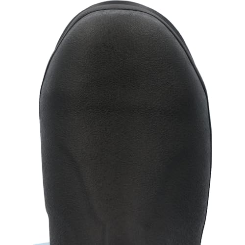 Muck Boot mens Chore Classic Tall Steel Toe Rubber Work Boots, Black, 5