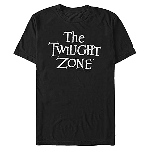 Fifth Sun Men's Twilight Zone Logo T-Shirt, Black, Small