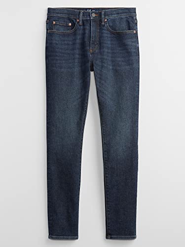 GAP Mens Soft High Stretch Skinny Fit Jeans, Washed Black, 31W x 32L US