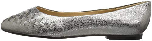 Trotters Women's Estee Woven Ballet Flat, tan, 9 M US