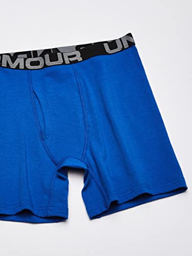 Under Armour boys Charged Stretch Jock, Lightweight & Smooth Stretch Fit Boxer Briefs, Ultra Blue, Large US