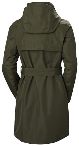 Helly Hansen Women's Welsey II Trench Insulated Waterproof Breathable Jacket, 431 Utility Green, X-Small