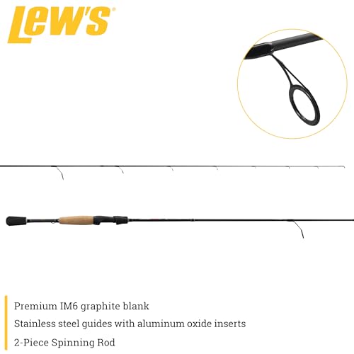 Lew's Laser SG1 6'6" Light 2-Piece Spinning Rod
