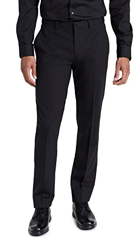 Theory Men's Mayer Stretch Wool Pants, Black, 28