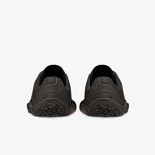 Vivobarefoot Primus Trail II FG, Womens Recycled Breathable Mesh Off-Road Shoe with Barefoot Sole Obsidian