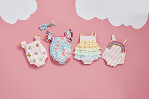 Mud Pie Girls Swimsuit & Headband Set, Multi-Floral, 3T
