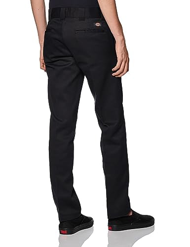 Dickies mens Flex Work Slim Straight Fit Pants, Charcoal, 33W x 32L US