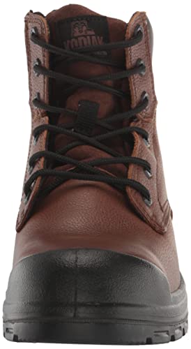 Kodiak Men's Greb 6" Steel Toe Safety Work Boot Industrial, Brown, 13 Wide