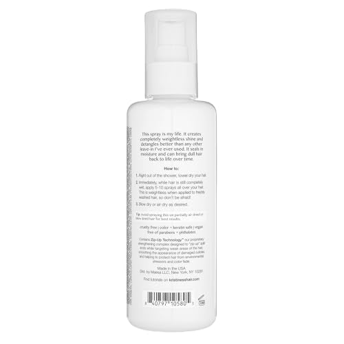 Kristin Ess Hair Instant Lift Thickening Spray for Volume + Fullness on Fine Hair, Shine Renewing, Style Support, Sulfate and Paraben Free, 8.45 fl. oz.