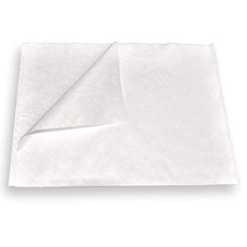 DAVELEN Essential Disposable Hair Towel for Women, 100 Pack 32 inch X 16 inch, Super Absorbent Quick Dry Hair for Drying Curly, Long & Thick Hair (White) (100)