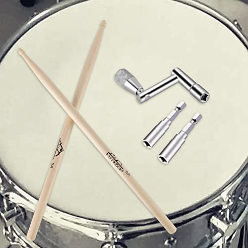 EASTROCK Drum Key Drill Bit Drum Tuning Key 3pcs Drum Key Percussion Tunner Tool for Drum Accessories