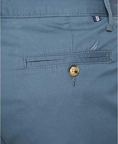 Nautica mens Stretch Chino Pants, Neutral Grey, 36W x 30L US