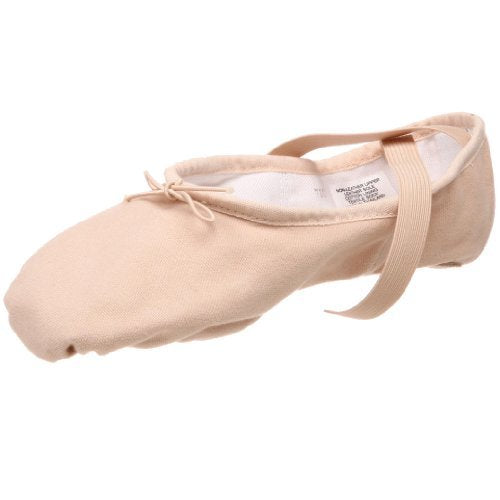 Bloch Women's Pump Split Sole Canvas Ballet Shoe/Slipper, Pink, 7.5 Wide
