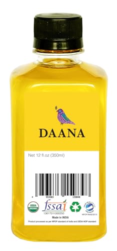 Daana Peanut Oil: CERTIFIED USDA ORGANIC, EXTRA VIRGIN, COLD PRESSED (12 oz)