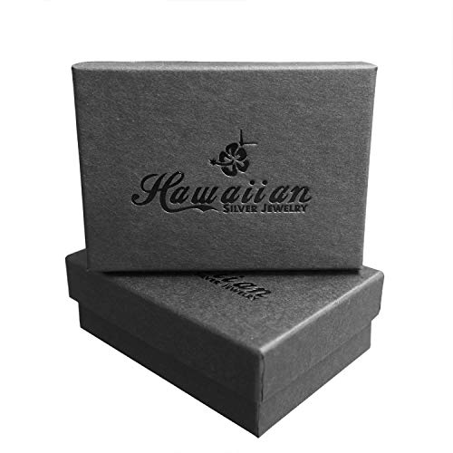 Hawaiian Silver Jewelry Sterling Silver Necklace – 1.1mm Diamond-Cut Rope Chain Necklace – Premium Italian Made Silver Jewelry – Elegant Silver Necklace for Women – 14-inch