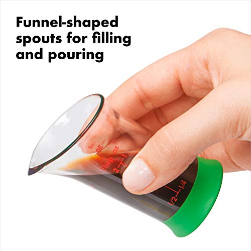 OXO Good Grips 4-Piece Mini Measuring Beaker Set,Clear