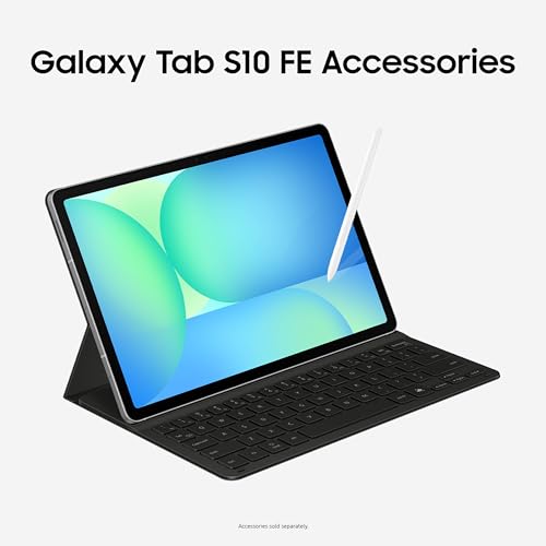 SAMSUNG Galaxy Tab S10 FE 256GB WiFi Android Tablet, Large Display, Long Battery Life, Exynos 1580 Processor, IP68 Water-Resistant, 90 Hz Refresh, S Pen for Note-Taking, US Version, Gray