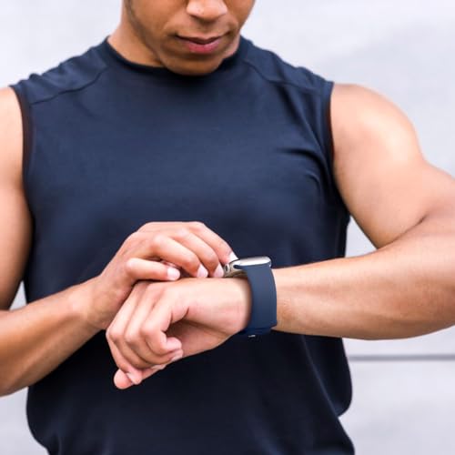 Maledan 5 Pack Sport Band Compatible with Apple Watch Bands 41mm 40mm 38mm 44mm 45mm 49mm 42mm Women Men, Soft Silicone Strap Replacement Bands for iWatch Ultra 2 Series 9 8 7 6 SE 5 4 3 Accessories