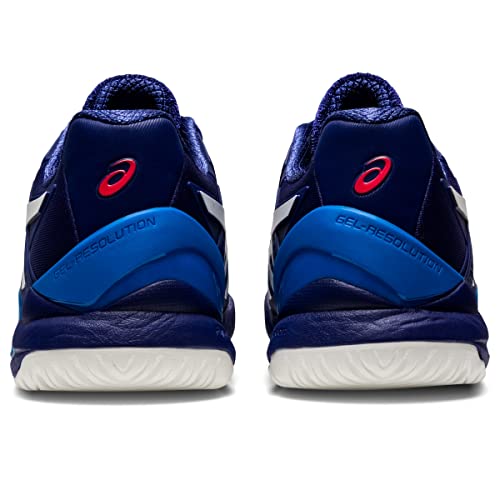 ASICS Men's Gel-Resolution 8 Tennis Shoes, 15, White/Green Gecko