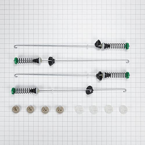 Whirlpool W11130362 Genuine OEM Top Load Washer Suspension Rod Kit Replacement Part – Replaces W10594080, W10735786, W10748956, W10780040, and more