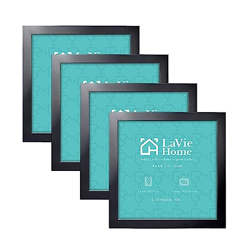 LaVie Home 14 x 24 Poster Frame 2 Packs Black, Display Pictures 14x24 Without Mat, Horizontal or Vertical Wall Gallery Poster Frames with High Definition Plexiglass Suitable for Family Photos,