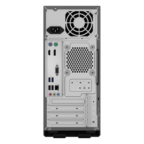ASUS S501MD Desktop PC, Intel Core i5-12400, 16GB DDR4 RAM, 512GB PCIe SSD, Wi-Fi 6, Windows 11 Home, Black, S501MD-DB504