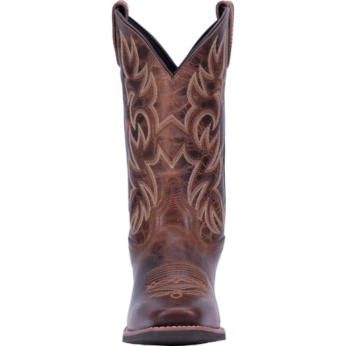 Laredo Mens Breakout Square Toe Casual Boots Mid Calf - Brown - Size 10.5 D