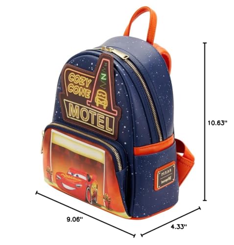 Loungefly Disney Pixar Moments Cars Cozy Cone Womens Double Strap Shoulder Bag Purse