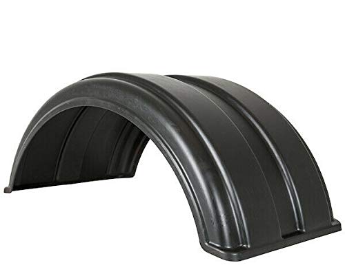 Buyers Products (2) 8590196-x2 Polymer Fenders (mounting Brackets Sold Separately). Fits Trucks with 18" to 19.5" Dual Rear Wheels.