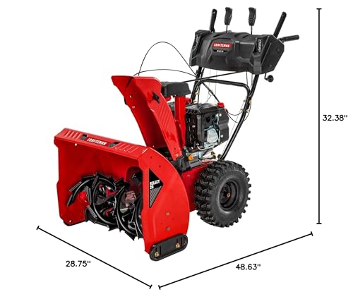CRAFTSMAN Select 26" Two-Stage Self Propelled Snow Blower with Push-Button Start, Gas Powered, 243cc 4-Cycle OHV Engine (31AM6C2FB93)