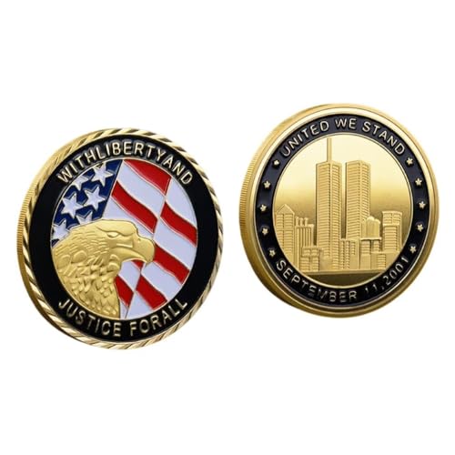 United we Stand Honoring and Remember 11 September 2001 Challenge Coin