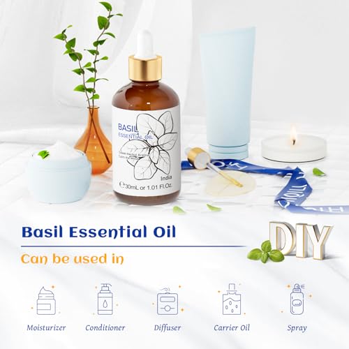 HIQILI 1 Fl Oz Ginger Oil, 100% Pure Natural Ginger Essential Oil for Hair, Massage, Skin - 30ml