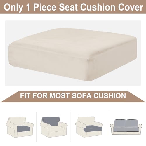 NAISI Sectional Couch Cover 3 Pieces Velvet Separate Couch Cushion Covers L Shape Soft Stretch Sofa Slipcovers with 2pcs Pillowcases for Left/Right Chaise Sectional Couch(2 Seater+1 Chaise,Teal)