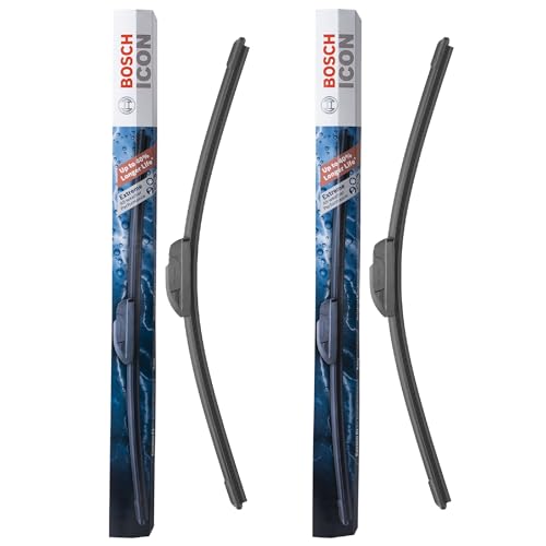 BOSCH 360 Complete Vehicle Wiper Blade Replacement - Includes Front Beam Blades (Pair) + Rear Wiper Blade (1) - 22"/21"/11" (B36012)