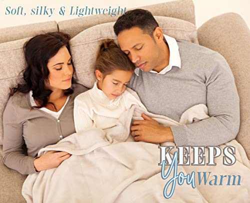 Elegant Comfort Lightweight Printed Throw Blanket- All Season, Ultra Soft, Cozy and Plush- Decorative Throw Blankets, Perfect for Lounging, 50 x 60 inches, Nayati, Throw Blanket