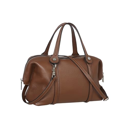 HESHE Leather Purses for Women Shoulder Handbag Designer Bags Cross Body Purse Women’s Satchel Bag Totes (Black)