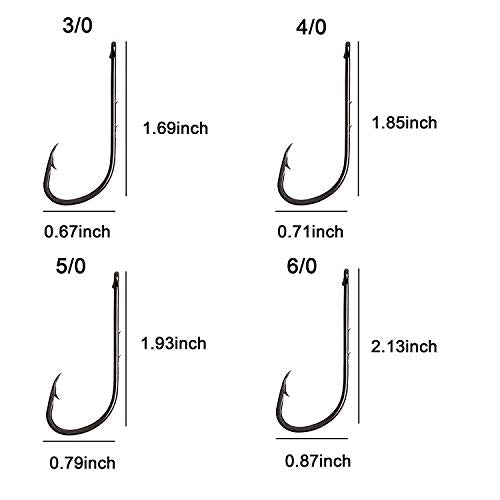 AGOOL Baitholder Fishing Hooks, 50/150pcs Bait Holder Hooks Barbed Shank Beak Long Shank Hooks Offset Shank with 2 Barbs J Hooks Snelled Hooks Bait Keep Hooks for Saltwater Freshwater Fishing