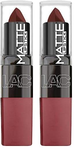 L.A. COLORS Matte Lipstick, Bewitched CML472 (Pack of 2)