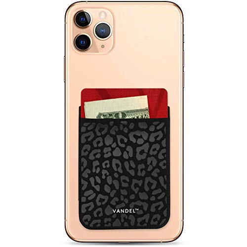 VANDEL Pocket – Stick-On Fabric Phone Wallet Stick On for Women, Cute Credit Card Holder for Phone Case, Stick On Back of Phone Fabric Sleeve for iPhone Pocket