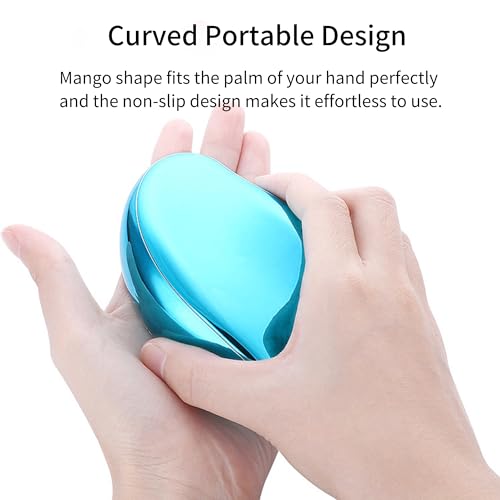 Ainio Nano Glass Foot File, Pedicure Tool and exfoliator, Glass Surface, Comfortable Hand and Foot Grinding Scraper for Wet and Dry feet, Removal Hard or Dead Skin, Suitable for Women or Men