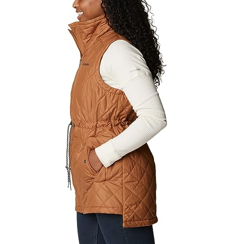 Columbia Women's Copper Crest Mid Vest, Camel Brown, Small